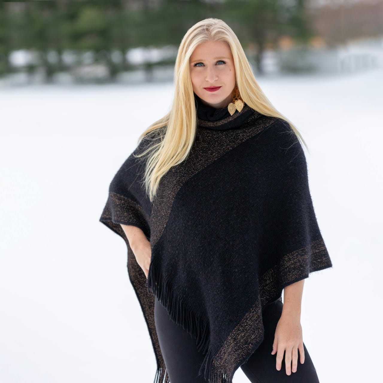 Poncho Sweater Women